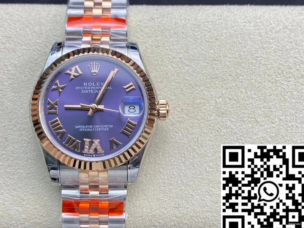 Diamond Purple M278271-0020 TW Eggplant Factory Rolex Dial Datejust 0319